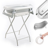 Baignoire bébé pliable avec support et kit de drainage