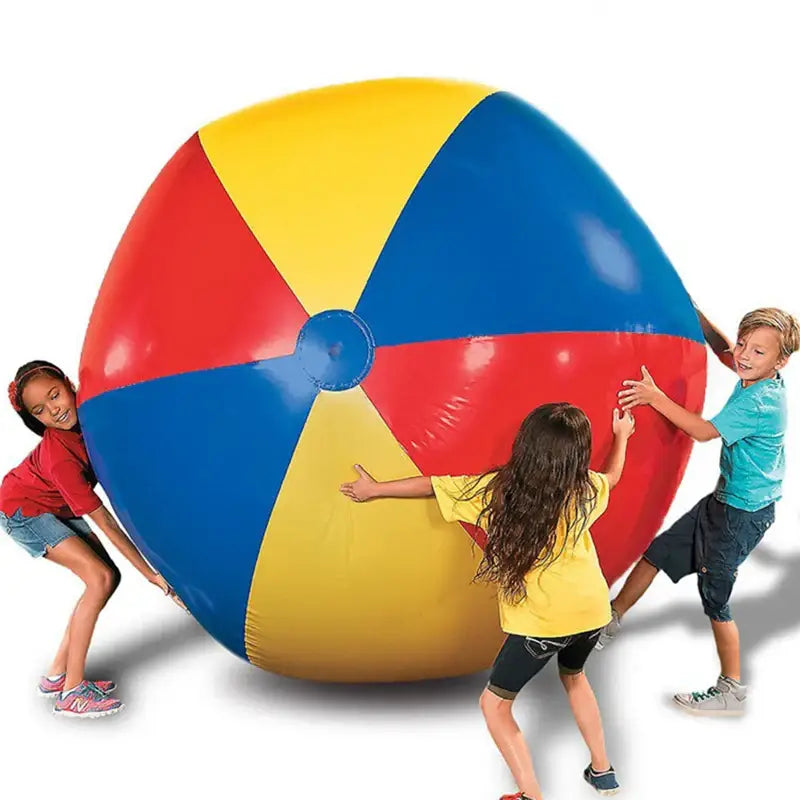 Giant inflatable beach ball