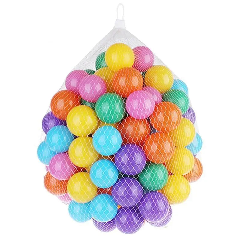 Balle pour piscine avec boules colorées paquet en plastique vibrant résistantes anti-écrasement plomb