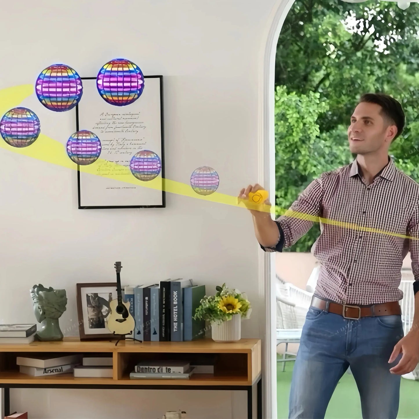 Luminous Boomerang Flying Ball