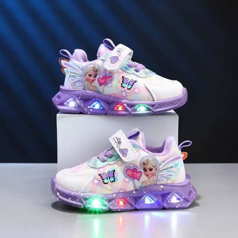 Light-up sneakers for girls