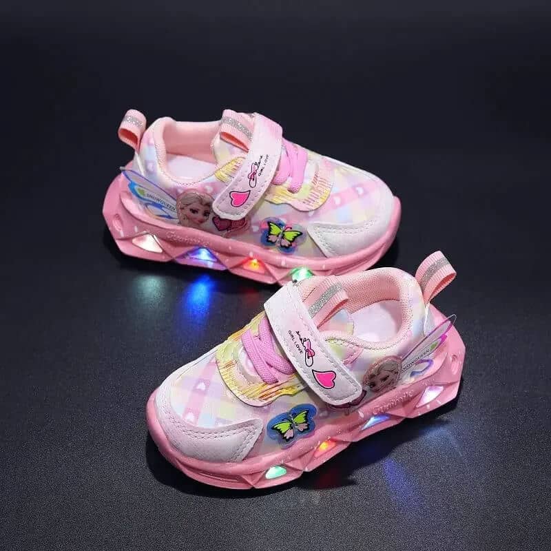Light-up sneakers for girls