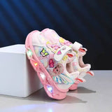Light-up sneakers for girls