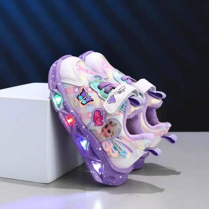 Light-up sneakers for girls