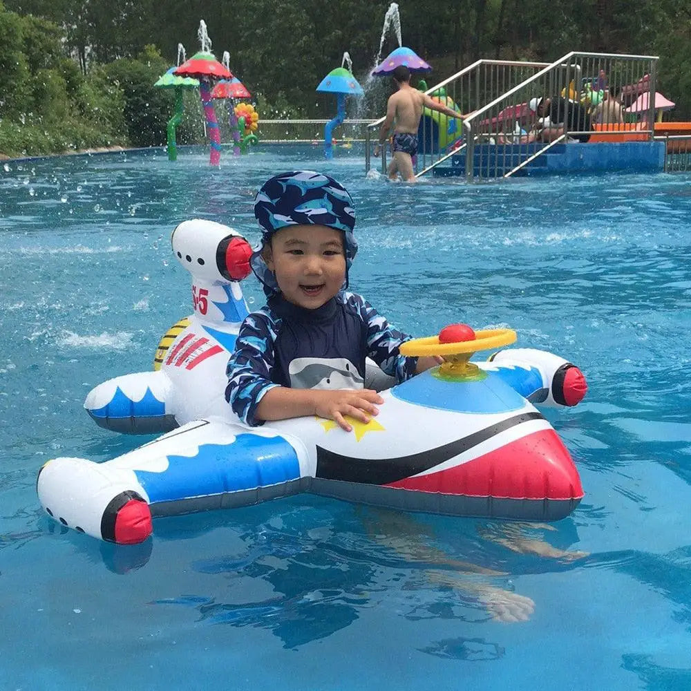 Inflatable Baby Swim Boat Plane