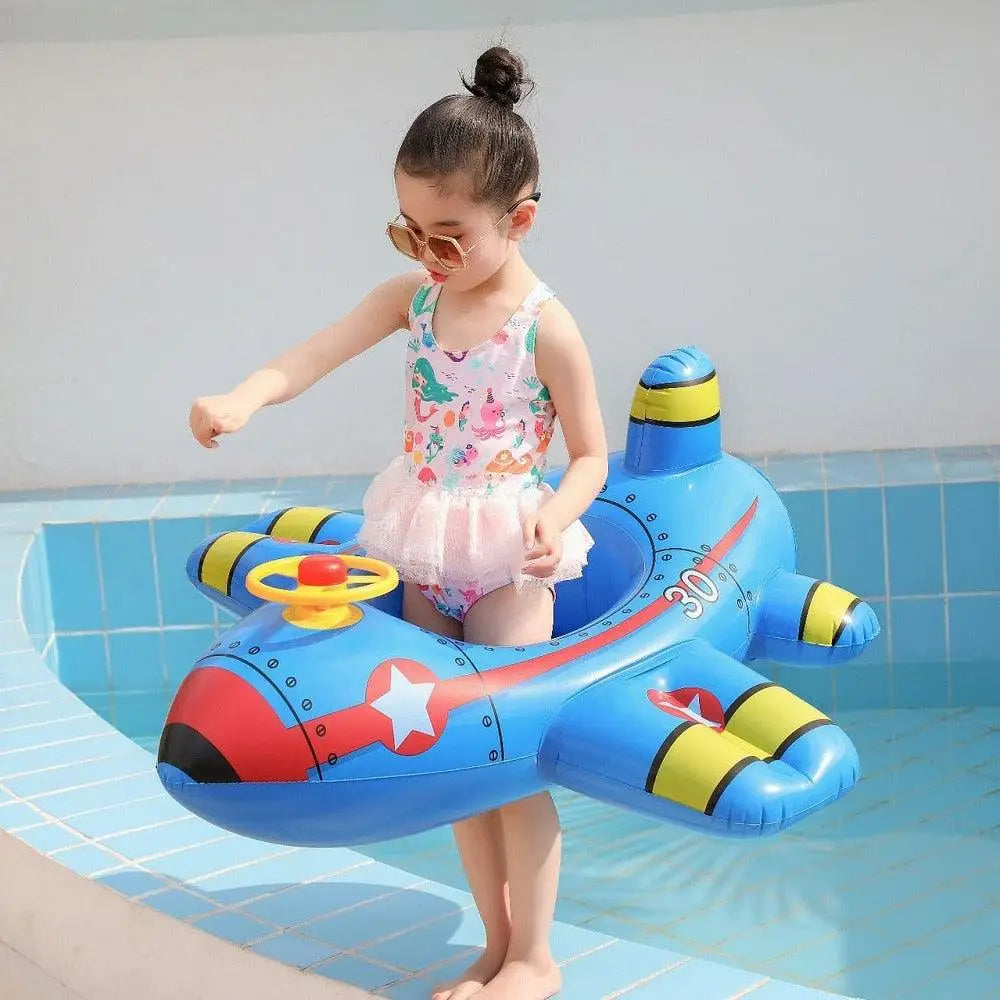 Inflatable Baby Swim Boat Plane