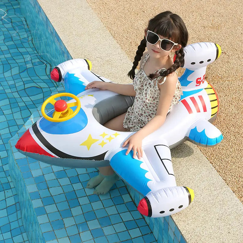 Inflatable Baby Swim Boat Plane