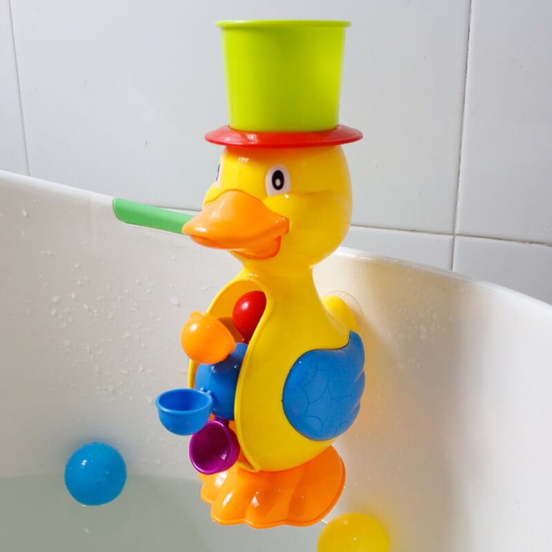 Roue à Eau Canard Interactif (Jouet de Bain Sensoriel)
