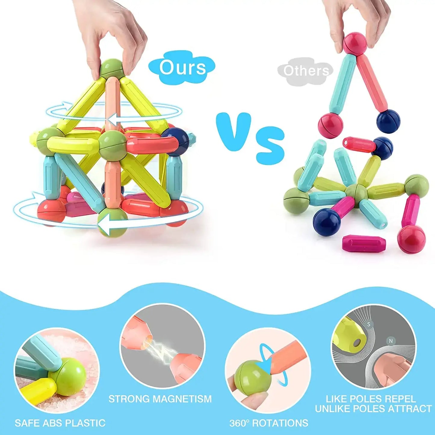 Magnetic Sticks Building Toys
