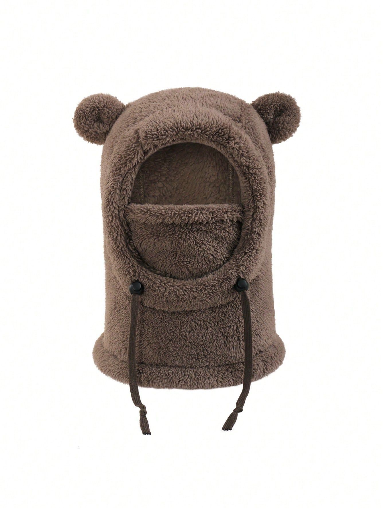 Cagoule Polaire Enfant Hiver – Bonnet Cache-Cou Doux et Chaud