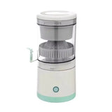 Blender portable électrique avec corps translucide et composants gris clair pour extraction ultra-fine et charge rapide