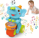 Giocattolo Elefante Musicale Spara Palline per Bambini