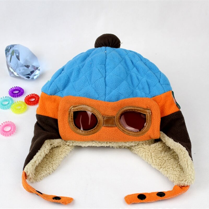 Le Petit Bonnet d'Aviateur en Coton | Style Pilote Vintage avec Rabats pour les Oreilles