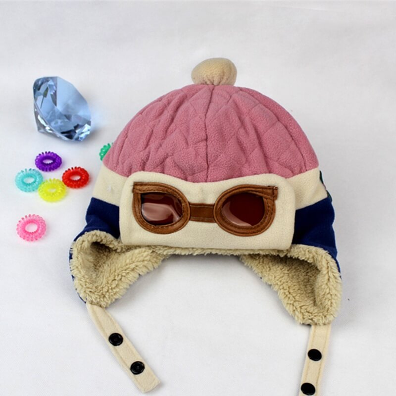 Le Petit Bonnet d'Aviateur en Coton | Style Pilote Vintage avec Rabats pour les Oreilles