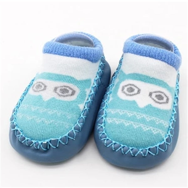 Chaussettes de Sol Bébé Cartoon GripKnit™ – Douces, Antidérapantes et Adorables