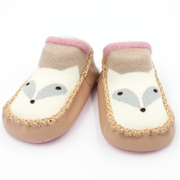 Chaussettes de Sol Bébé Cartoon GripKnit™ – Douces, Antidérapantes et Adorables