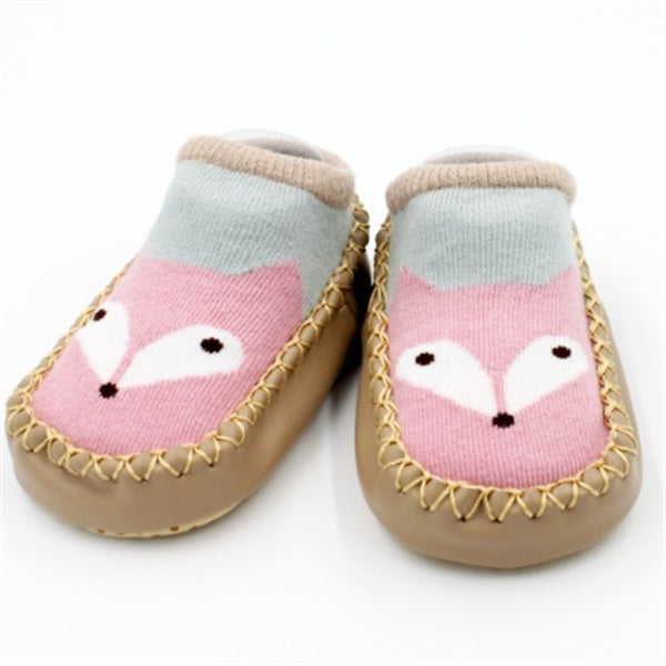 Chaussettes de Sol Bébé Cartoon GripKnit™ – Douces, Antidérapantes et Adorables