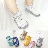 Chaussettes de Sol Bébé Cartoon GripKnit™ – Douces, Antidérapantes et Adorables