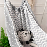 Altalena a dondolo Amaca Macramè per neonati Nordic Zen™ (Interno/Esterno)