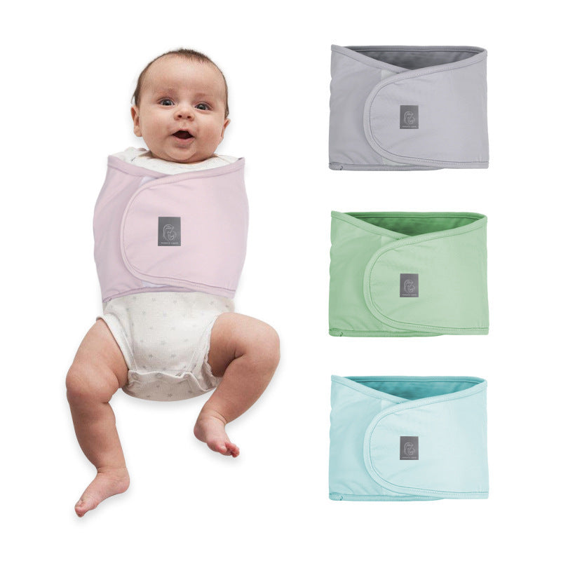 SwaddleGuard™ Adjustable Belly Swaddle – Anti-Punch Strap (0–6M)