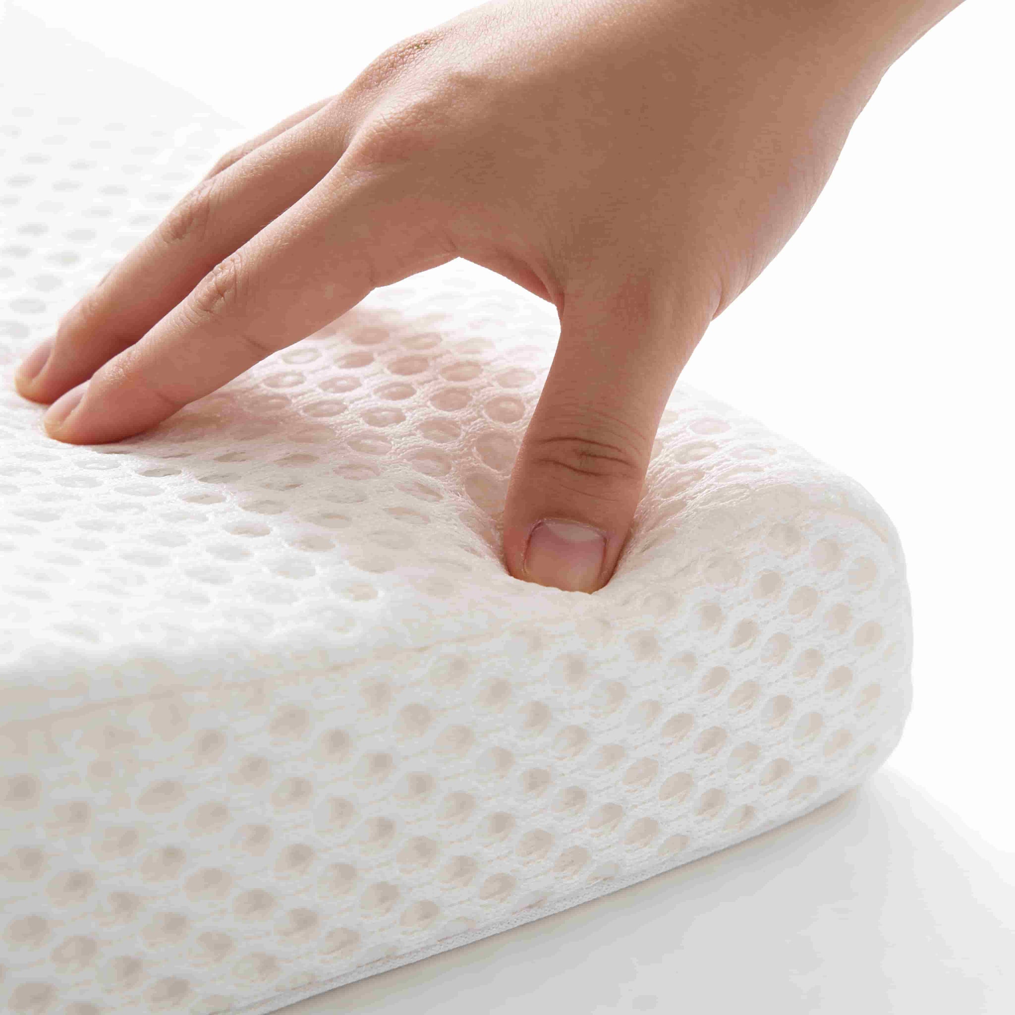 Oreiller Coin en Mousse à Mémoire Anti-Reflux (Mesh 3D Respirant)