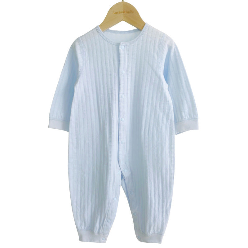 Pure Cloud Cotton Sleeper | Long-Sleeved Sleep & Play Jumpsuit