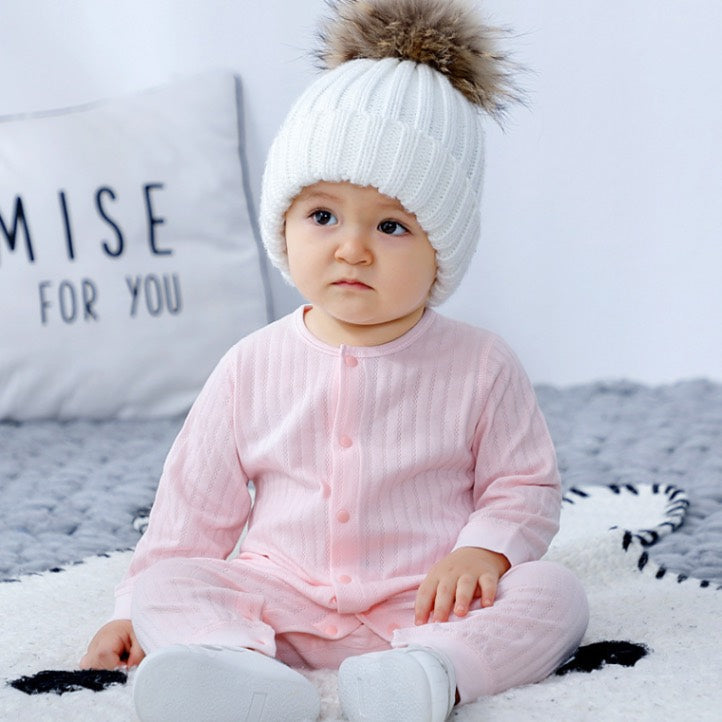 Pure Cloud Cotton Sleeper | Long-Sleeved Sleep & Play Jumpsuit