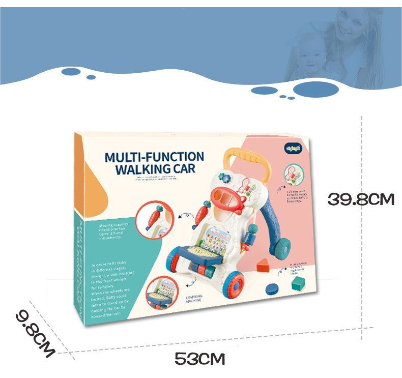 NordicSteps™ Wooden Activity Walker & Toy Storage