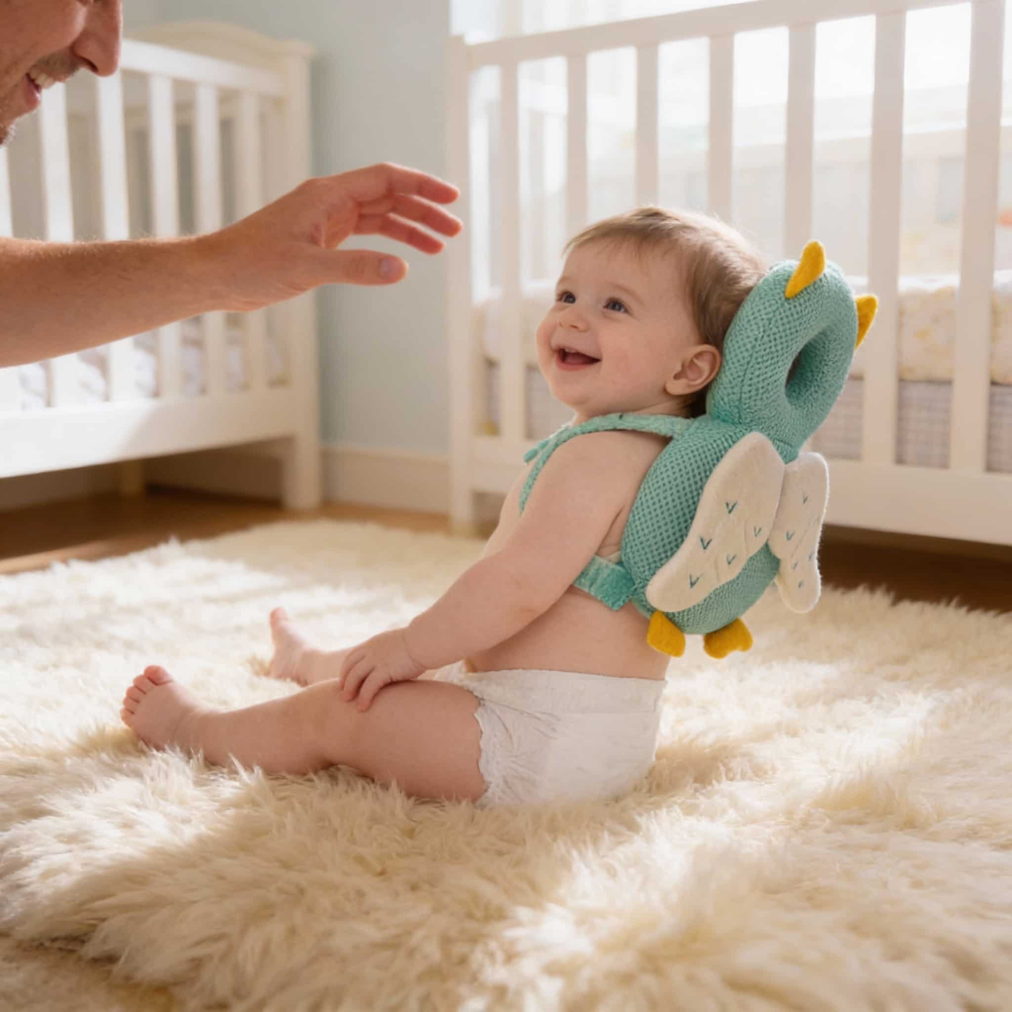 AngelGuard™ - Protezione per la Testa del Neonato a Zaino (Cuscino di Sicurezza)