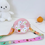 La borsetta a tracolla in silicone Donut | Borsa a tracolla impermeabile per bambini