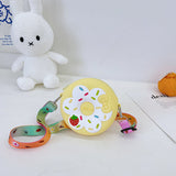 La borsetta a tracolla in silicone Donut | Borsa a tracolla impermeabile per bambini