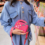 La borsetta a tracolla in silicone Donut | Borsa a tracolla impermeabile per bambini