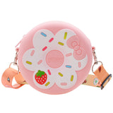 La borsetta a tracolla in silicone Donut | Borsa a tracolla impermeabile per bambini