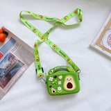 La borsetta a tracolla in silicone Donut | Borsa a tracolla impermeabile per bambini