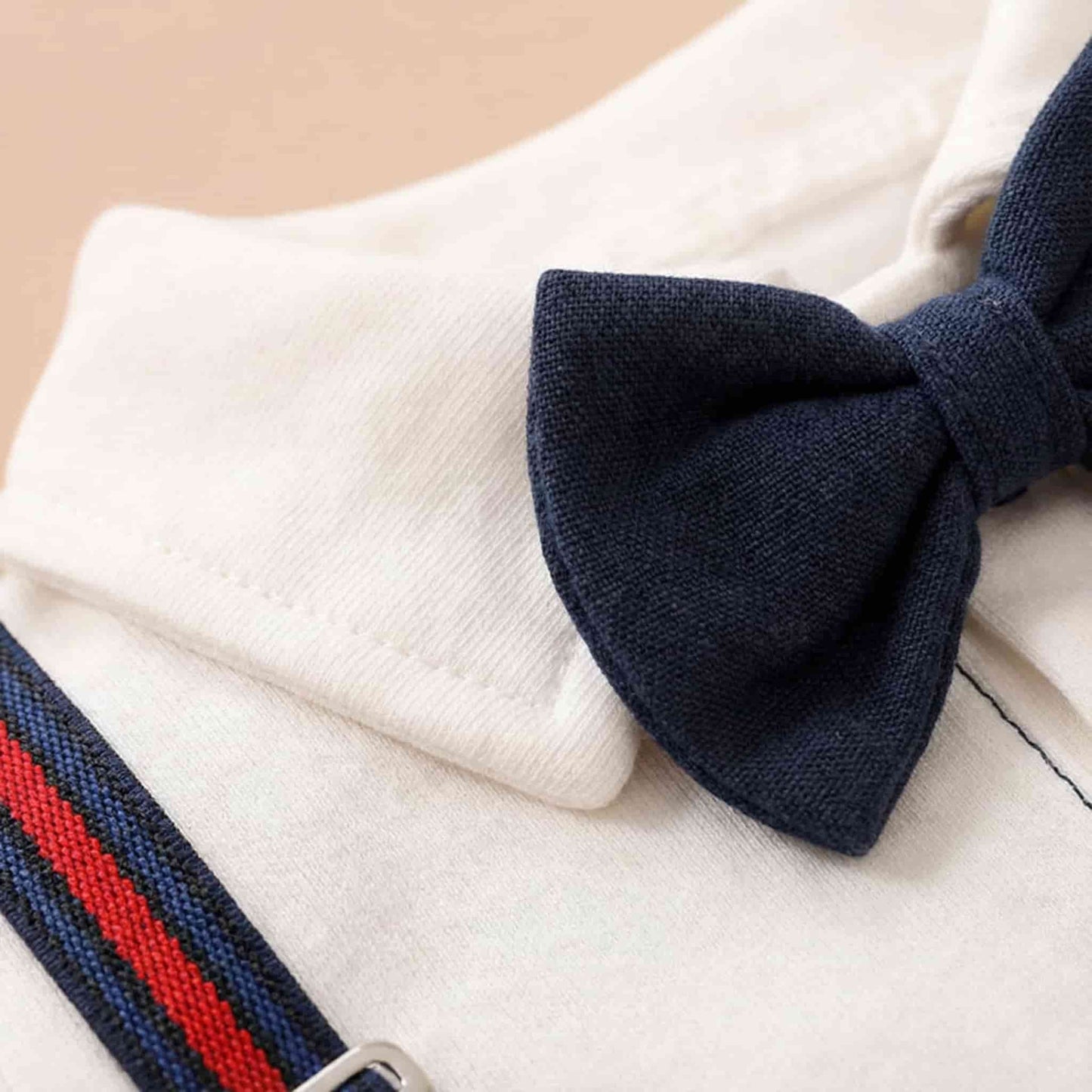 Combinaison Bébé Gentleman Manches Longues (Coton Biologique)