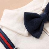Combinaison Bébé Gentleman Manches Longues (Coton Biologique)