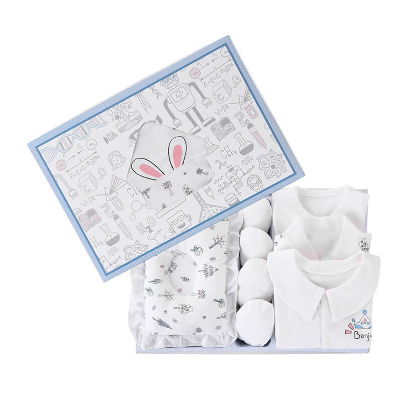 L'Ensemble Cadeau Ultime pour Nouveau-né | Boîte Essentiels 24 Pièces 100% Coton