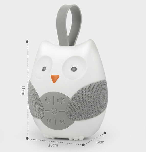 La Boîte à Musique Hibou Endormi pour Chevet | Apaiseur de Berceau Portable