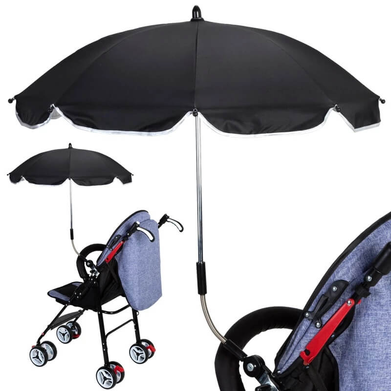 Parasol de Poussette SunGuard™ 360° Ajustable – Pare-soleil Universel Protection UV