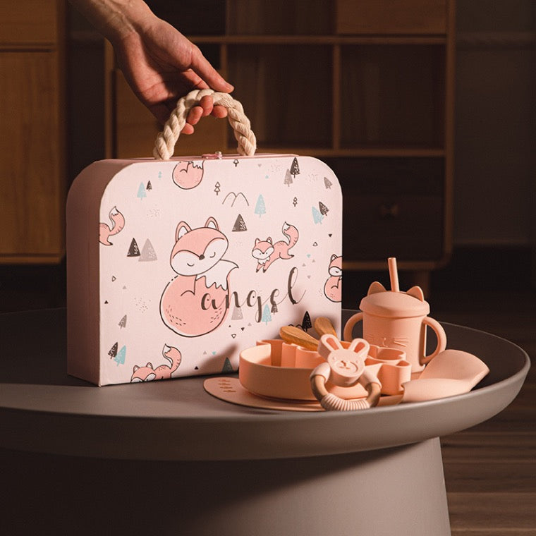 Le Petit Gourmand | Ensemble d'Alimentation Premium 7 Pièces en Silicone