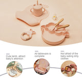 Le Petit Gourmand | Ensemble d'Alimentation Premium 7 Pièces en Silicone