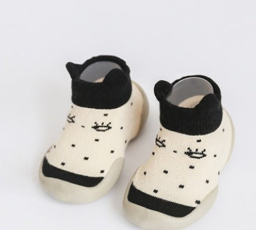 StepEase™ Cotton Baby Sock-Shoes – Soft, Breathable, and Non-Slip