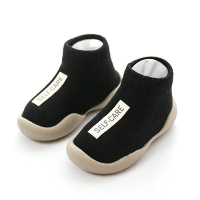 StepEase™ Cotton Baby Sock-Shoes – Soft, Breathable, and Non-Slip