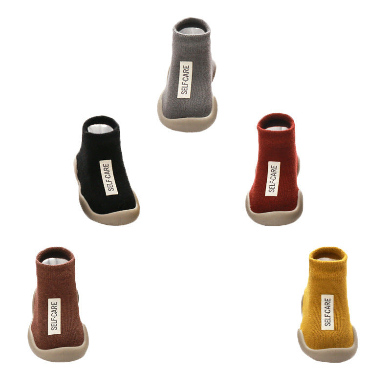 StepEase™ Cotton Baby Sock-Shoes – Soft, Breathable, and Non-Slip