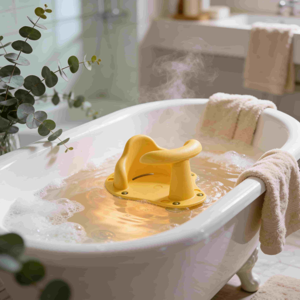 SecureSit™ Non-Slip Bath Safety Seat (Suction Cups)