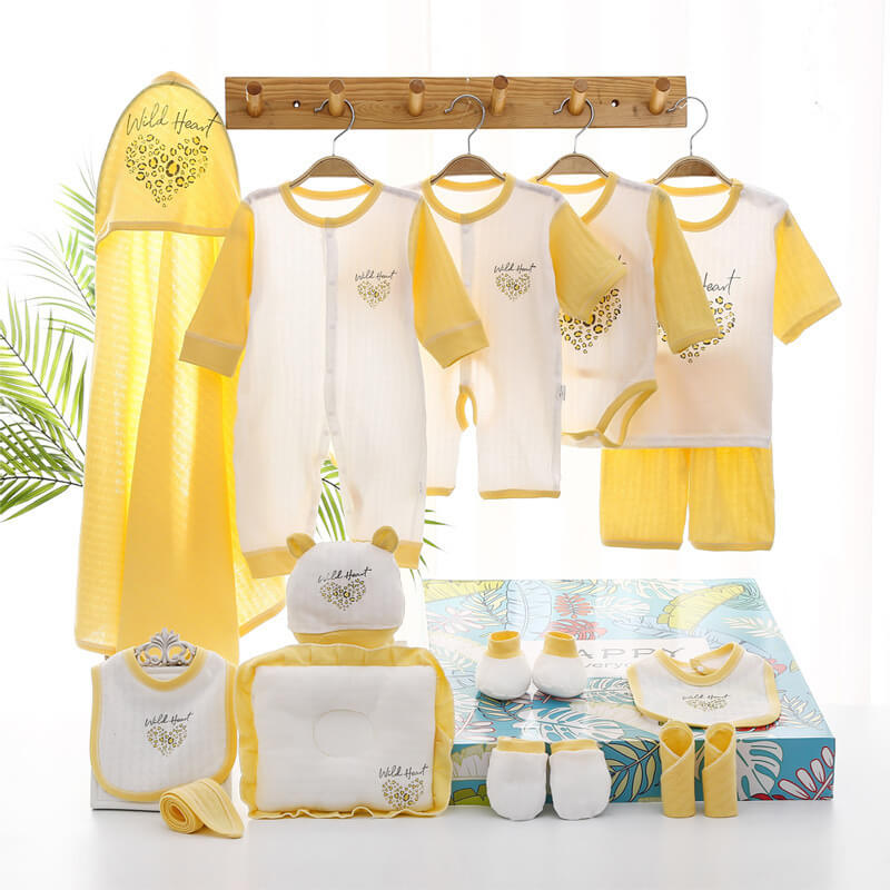 L'ensemble cadeau nouveau-né Summer Breeze | Coton respirant ultra-fin