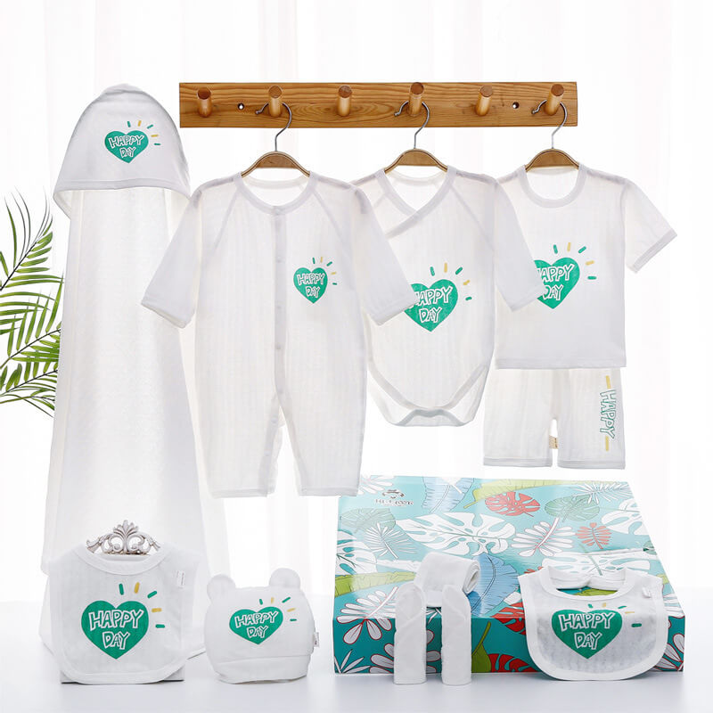 L'ensemble cadeau nouveau-né Summer Breeze | Coton respirant ultra-fin