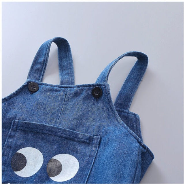 Salopette in Cotone Peek-a-Boo | Top a Righe e Salopette