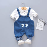 Salopette in Cotone Peek-a-Boo | Top a Righe e Salopette