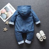 The Velvet Cloud Winter Romper | 100% Cotton Lining